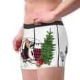 thumbnail image 4 of Haiem Vintage Buffalo Plaid Christmas Camper Men's Boxer Briefs, Every Day Comfort Stretch Cotton Moisture-Wicking Underwear-Small, 4 of 9