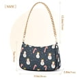 thumbnail image 3 of FORMRS Womens Shoulder Bag with Chain Strap Clutch Purse Cute Tote Handbag, Playful Winter, 3 of 7