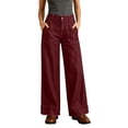 thumbnail image 2 of Xdegoge Wide Leg Jeans for Women High Waisted Relaxed Fit Casual Baggy Denim Pants with Pockets Summer Vintage Y2K Loose Fit Streetwear Trousers, 2 of 8