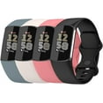 thumbnail image 1 of MYKOMI Compatible avec Fitbit Charge 6 / Fitbit Charge 5 Bandes, Bande de Remplacement en Silicone Doux pour Femmes Hommes, 1 of 9