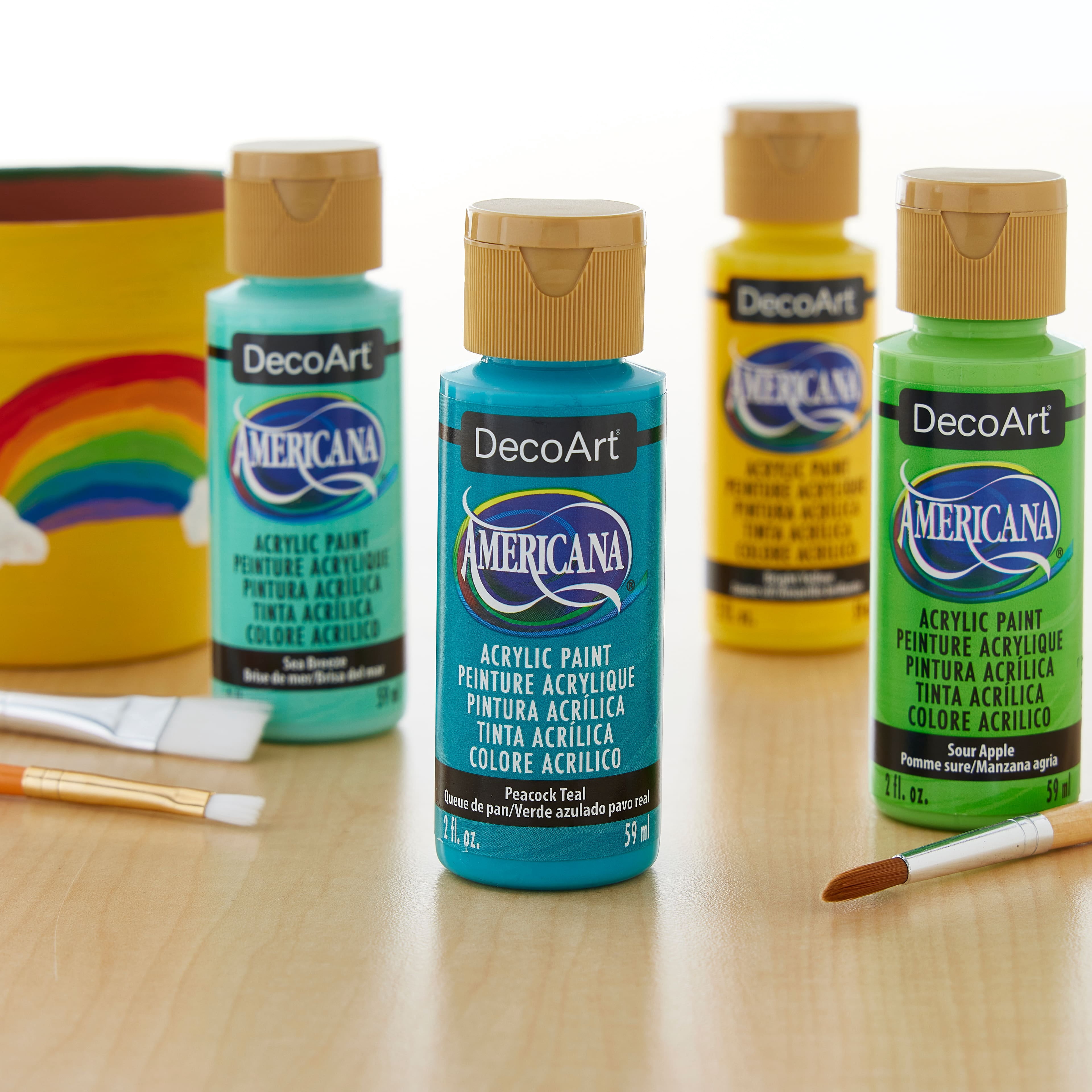 Americana Bright Acrylic Paint Set