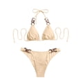 thumbnail image 1 of Gibobby Conjunto de bikini sexy Hot Control Bragas Pink Sexy Light Control Level Encaje Lencería Damas Sujetador y conjunto de bragas(Beige,CH), 1 of 5