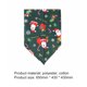 thumbnail image 3 of Pañuelos para perros de Halloween, baberos transpirables para gatos, suministro de toallas triangulares (Papá Noel verde) Ehuebsd Para estrenar, 3 of 7