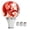 Red, variant on BOKYAN JDM Style Red Round Ball Gear Shift Knob Metal Resin Shifter Head with 3 Adapters (8mm 9mm 10mm) for Most Manual and Automatic Transmission Vehicles Car Interior Modification