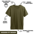 thumbnail image 2 of Boys Short Sleeve Crew Neck Premium Soft Cotton Blend T Shirt (XS-2XL), 2 of 4