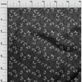 thumbnail image 3 of oneOone Polyester Spandex Gray Fabric Floral Retro Diy Clothing Quilting Fabric Print Fabric By Yard 56 Inch Wide, 3 of 5