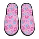 thumbnail image 1 of Fotbe Donuts Pantuflas Peludas para Mujer con Estampado, Zapatillas de Peluche, Zapatos de Invierno para Casa, Uso Interior y Exterior-Large, 1 of 8