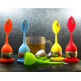 thumbnail image 3 of Tea Infuser/diffuser/tea Filter, Tea Shape, 100% Food Grade Silicone And High Quality Stainless Steel Infuser, Set Of 2, 3 of 4