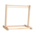 thumbnail image 1 of HILABEE Wood Doll Garment Rack Storage Shelf Lovers Accessories Display DIY Projects Portable for Kids Doll Clothing Rack Organizer L, 1 of 9
