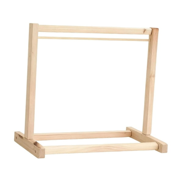 Perchero de madera para muñecas, muebles de armario, accesorios para proyectos de bricolaje para niños. L