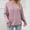 Pink#2, variant on GaThRRgYP Womens Workout Sweatshirts in Womens Activewear,Women Casual Loose Solid Color Hooded Pocket Drawstring Long Sleeves Tops Pink S