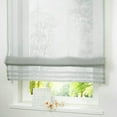 thumbnail image 4 of 1 Pieza de Cortinas Sólidas, Cinta , Bolsillo de Varilla Ajustable, Paneles de Cortina de Ventana de para Decoración de Gris-120 × 155cm Soledad Voile Roman Curatins, 4 of 9