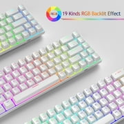 MageGee 60% Rapid Trigger Gaming Keyboard, Hall Effect Magnetic Switch, Actuation Point Adjustable, Hot Swappable RGB Backlit Wired Keyboard with Arrow Keys