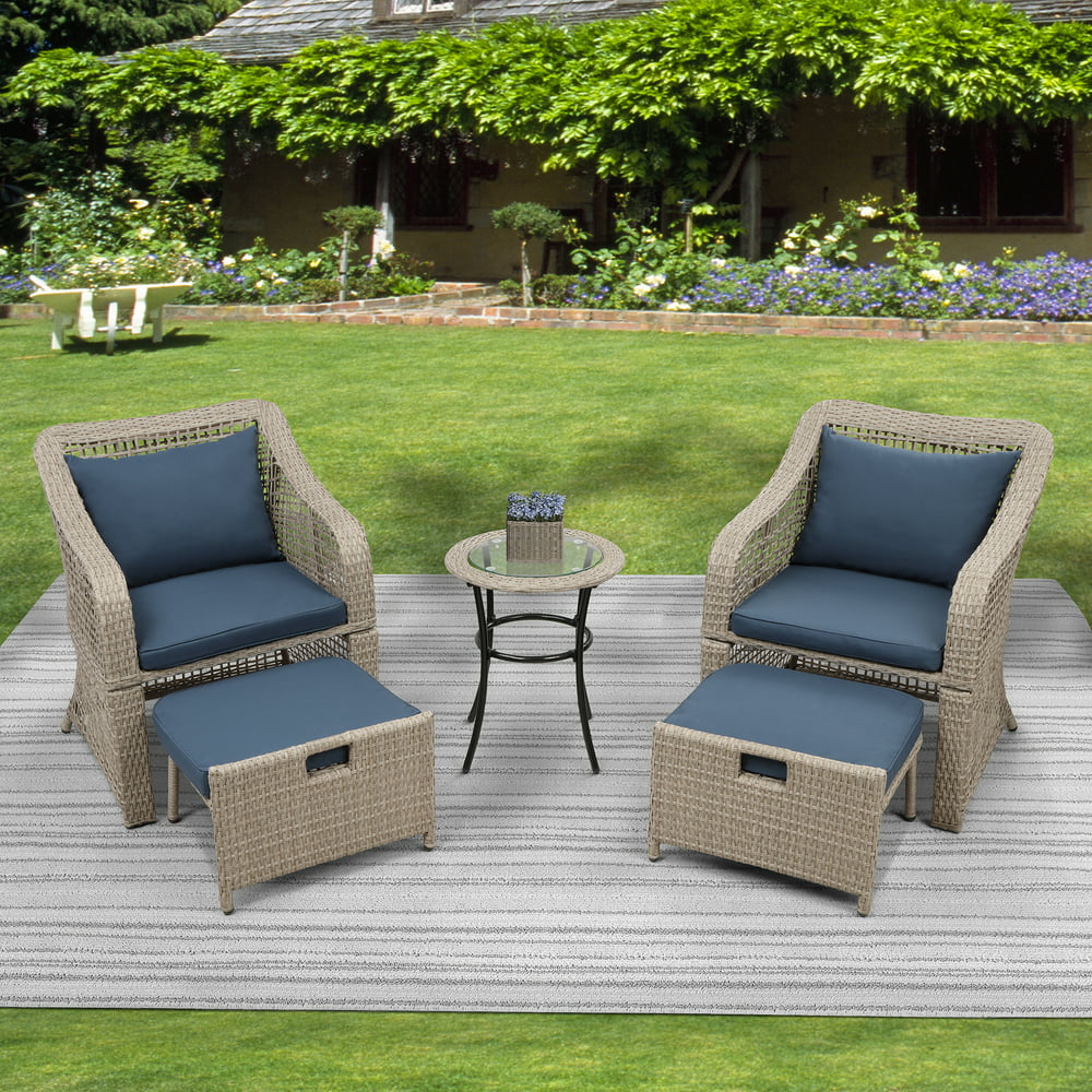 Outdoor Patio Conversation Sets Clearance - Rattan Clearance 4pcs ...