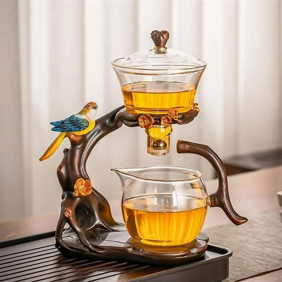 Magnetic Suction Teapot Glass Automatic Tea Set Lazy Tea Maker