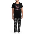 thumbnail image 4 of CafePress - LLAMADRAMA Women's Dark Pajamas - Women's Short Sleeve Print T-Shirt and Pants Dark Cotton Pajama Set, 4 of 7