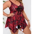 thumbnail image 7 of Ailaofu Women Fashion Print With Chest Pad Without Underwire Bikini Swimsuit, 7 of 7