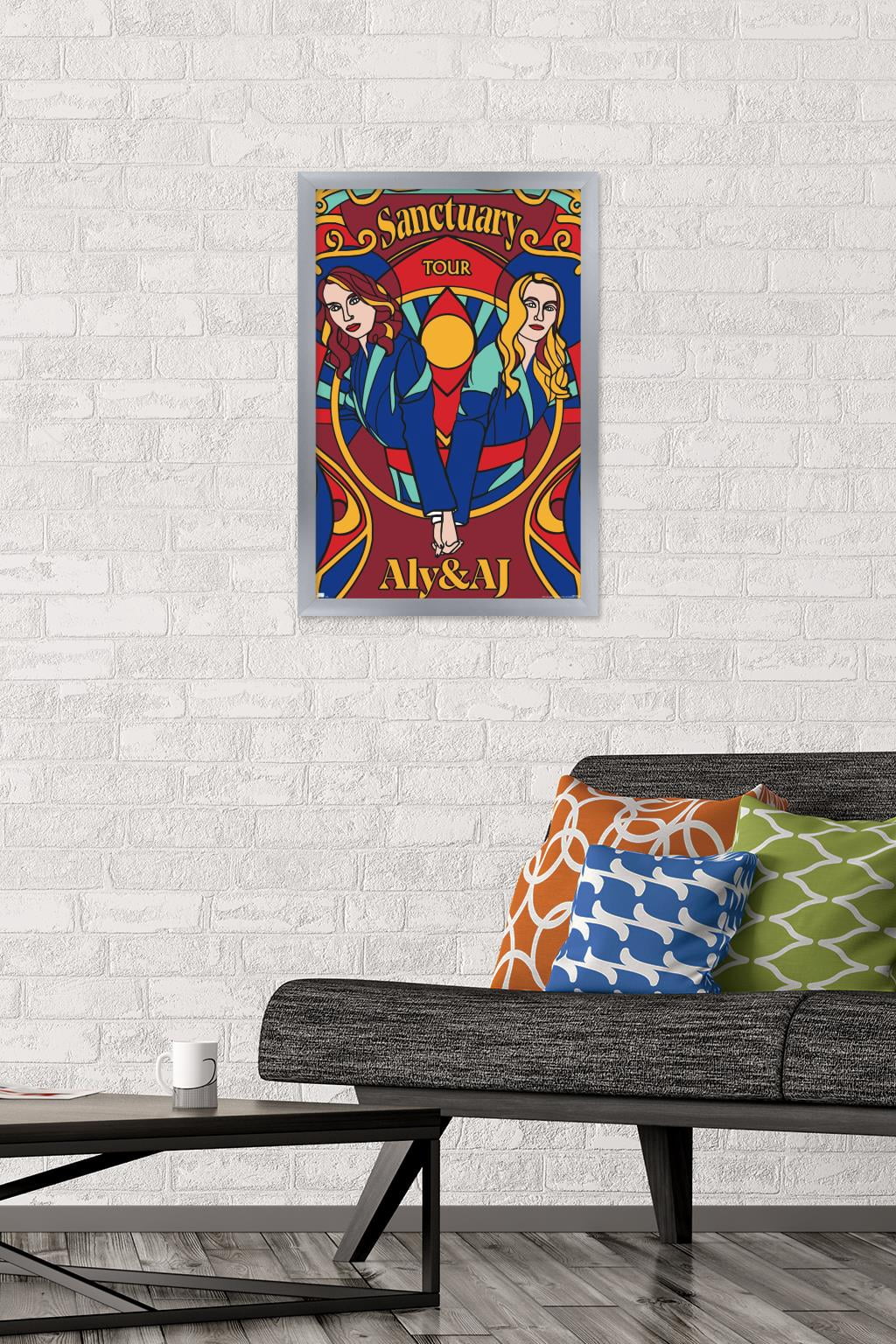 Aly & AJ - Sanctuary Wall Poster, 14.725" x 22.375", Framed