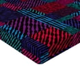 thumbnail image 2 of Ambesonne Abstract Fitted Sheet, Trippy Modern Wavy, Full Size, Multicolor, 2 of 3