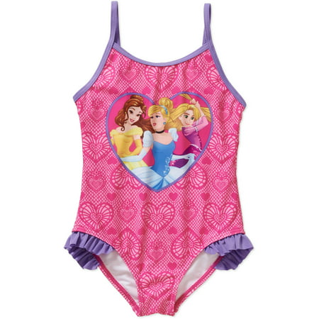 Disney Princess Girls' One Piece Swimsuit - Walmart.com
