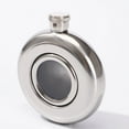 thumbnail image 6 of UNOMOR 1 Pc Metal Flask Storage for Whiskey for Camping Silver, 6 of 8