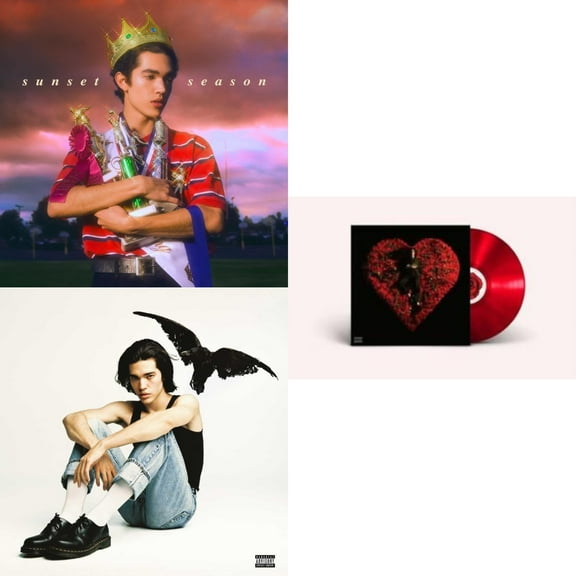 Sunset Season Ep (Translucent Blue LP Vinyl) & Kid Krow (X) & Superache (X) (Ruby Red LP Vinyl)
