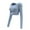 Blue, variant on Wlynlyn Workout Crop Tops for Women Long Sleeve Athletic Shirts Cut out Front Gym Running Yoga Tights Top
