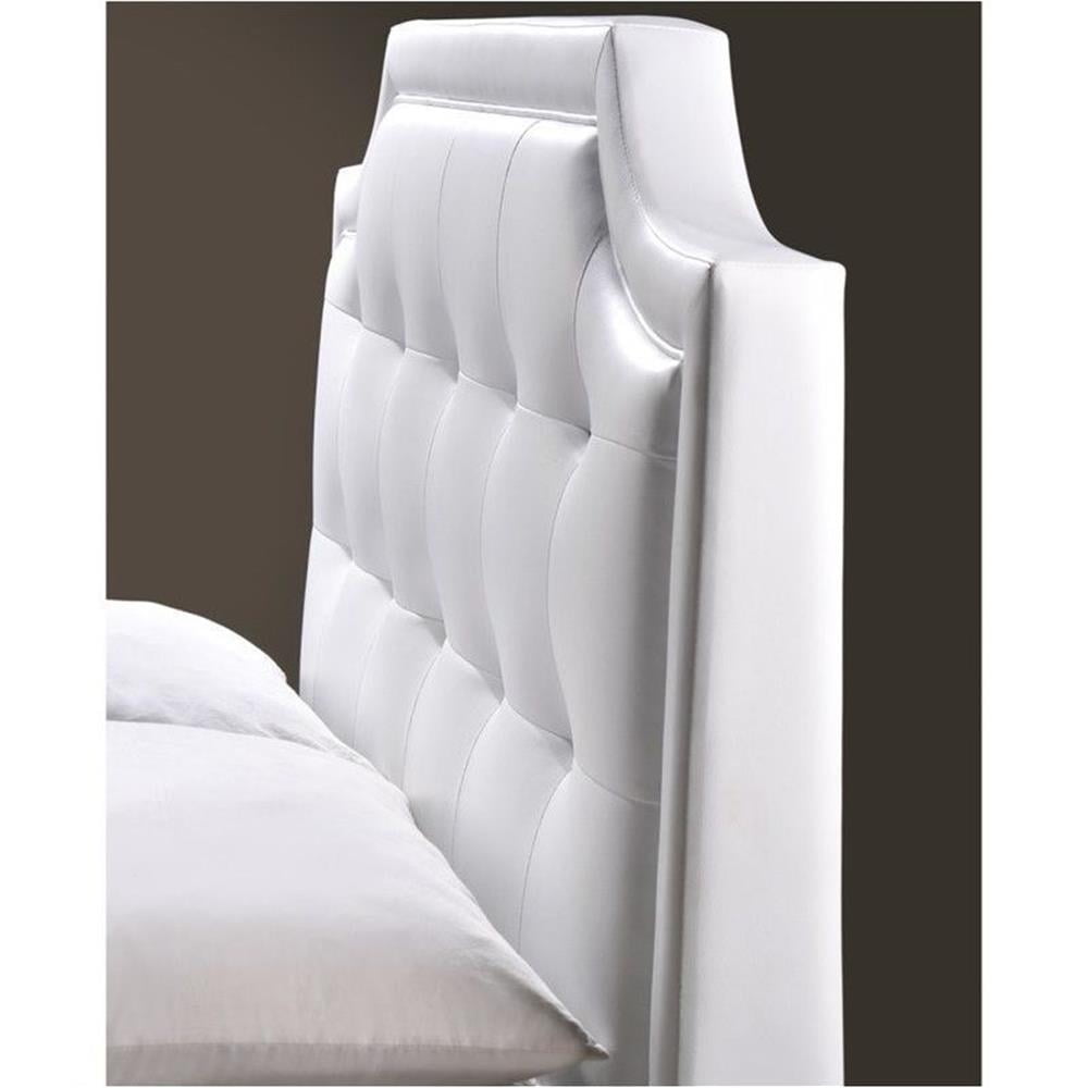 Baxton Studio Carlotta Modern Bed with Upholstered Headboard , Multiple Sizes, Multiple Colors
