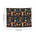 thumbnail image 6 of Kdxio Colorful Plants Mushroom Wall Hanging Tapestries Banner For Bedroom College Dorm Home Living Room Party Decor 29X37 In, 6 of 8