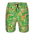 thumbnail image 3 of Fotbe St Patrick's Day6 Trajes de Baño Estampados para Hombre, Shorts de Verano de Secado Rápido, Ropa de Playa, Bañadores-3X-Large, 3 of 6