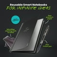 thumbnail image 3 of Rocketbook Smart Reusable Core Notebook - Lined, Executive Size, Black, 3 of 8