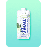 Flow Alkaline Spring Water- 100% Organic Cucumber Mint Flavored Alkaline Spring Water, 16.9 fl oz, 12 Pack Bottles