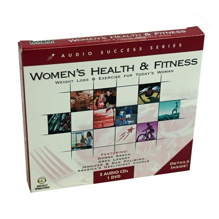Women's Health & Fitness (Exercise) 2 Audio CDs plus One DVD - Use at Home by Yourself