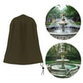 thumbnail image 2 of 36X42 Inch Outdoor Garden Fountain Cover Waterproof Bird Bath With Drawstring Coffee, 2 of 6