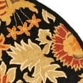 thumbnail image 3 of SAFAVIEH Blossom Layla Floral Area Rug, Black/Multi, 6' x 6' Round, 3 of 6