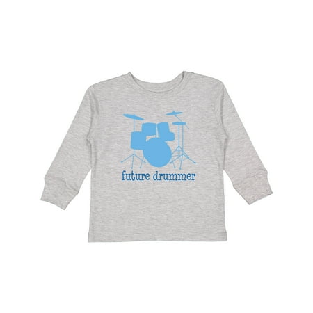 

Inktastic Future Drummer Music Gift Toddler Boy Girl Long Sleeve T-Shirt