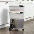 thumbnail image 3 of IRIS 41 Lbs. Airtight Pet Food Container, Dog & Cat Food Storage Bin,  Treat Box with Scoop, 3 of 9