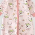 thumbnail image 4 of larppty Baby Sleep Sack with Legs Infant Sleepsuit Newborn Long Sleeve Wearable Blanket for Boys Girls 0-18 Months (Pink), 4 of 4