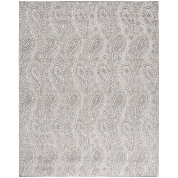 SAFAVIEH Mirage Calleigh Paisley Area Rug, Grey, 9' x 12'