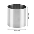 thumbnail image 2 of Baking Cake Ring Thickened Stainless Steel Cake Washable and Reusable Ring. Suitable for Home Baking Rings, 2 of 2