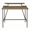 thumbnail image 5 of LumiSource Gia Industrial Counter Table - 49.75" Brown Bamboo Top & Metal Frame, Removable Shelf, Kitchen/Dining. Antique Finish. 100lb Capacity., 5 of 6