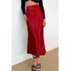 thumbnail image 5 of Falda PRETTYGARDEN Otoño 2025 Cintura Alta Midi Rojo Oscuro M, 5 of 7