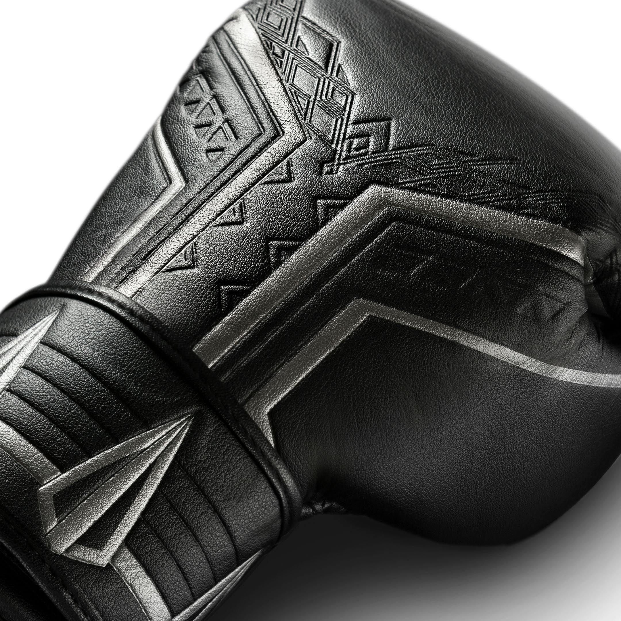 Hayabusa Marvel Hero Elite Boxing Gloves for Men and Women - Black Panther, 16 oz