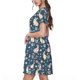 thumbnail image 2 of Balery Cute Rabbit Floral Vestidos sueltos de manga corta para mujer, vestidos de verano 2025, vestidos casuales de corte A con vuelo., 2 of 6