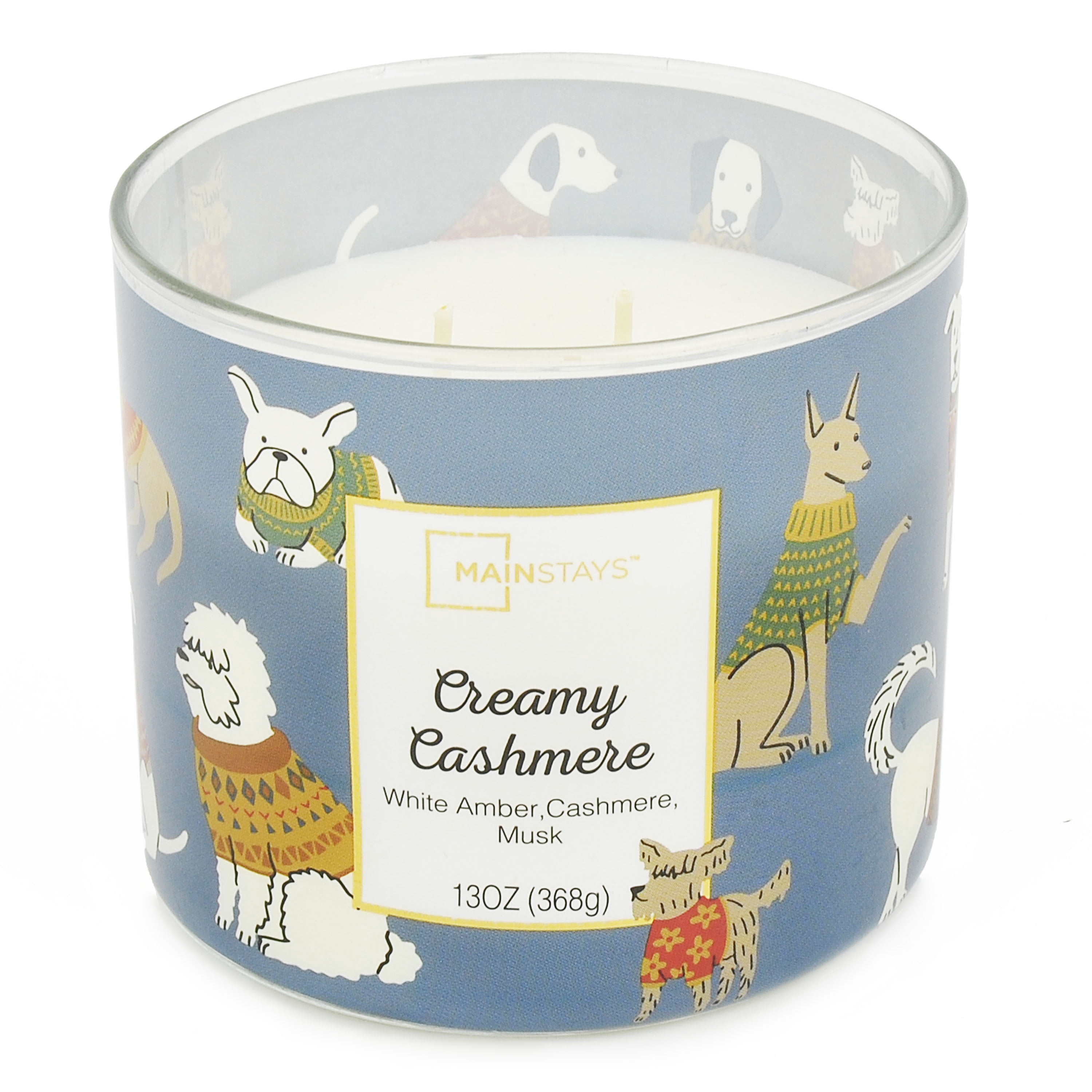 Mainstays Creamy Cashmere Fall Candle, 13 ounce