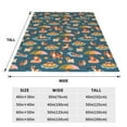 thumbnail image 3 of Salouo Beach Dog Print Bed Blankets,Flannel Blanket Comfortable Air Conditioning Blanket Lightweight Blanket for Sofa Bed Travel & Couch -40"x30", 3 of 8