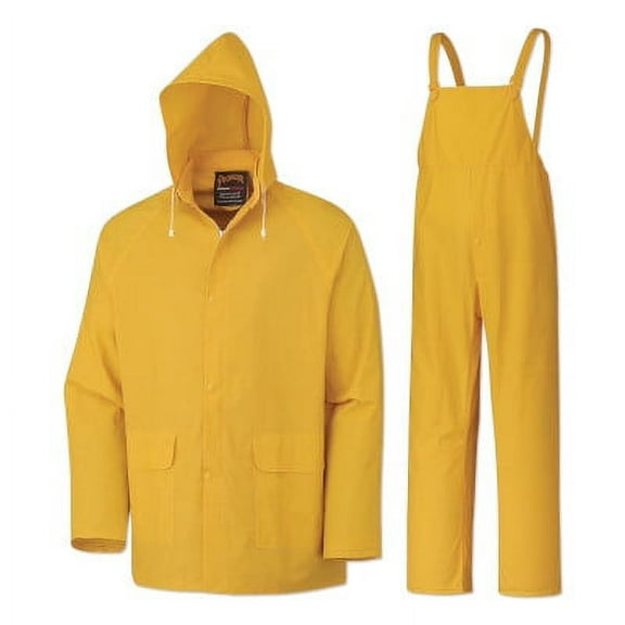 Pioneer 3-Piece Repel Rainwear  - Color:  Hi-Viz Yellow/Green  - Size: L