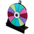 thumbnail image 4 of BESTSKY Acrylic Dry Erase Roulette Wheel for Party Games Multi Color with Stand 7 Inch Diameter, 4 of 7