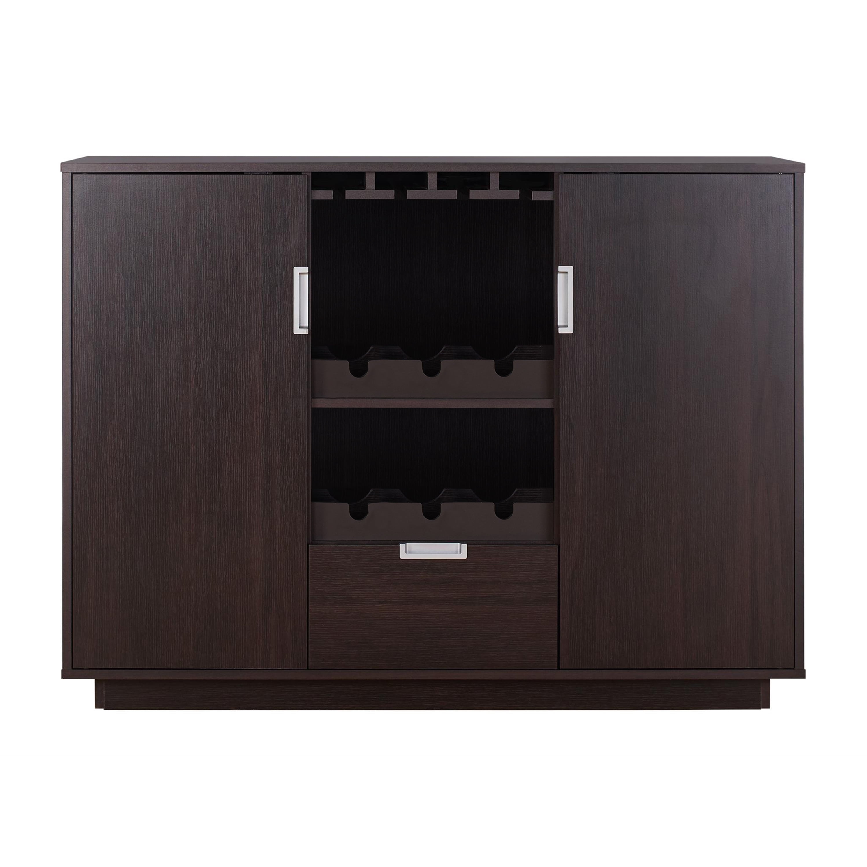 Furniture of America Angelo Modern Multi-Storage Buffet, Espresso