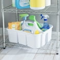 thumbnail image 5 of Sterilite Divided Ultra™ Caddy, Easy Carry, Handy Plastic Utility Storage, White, 5 of 8